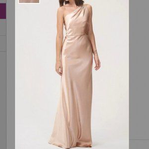 Jenny Yoo Lena, size 2, Petal, Satin Back Crepe